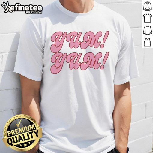 Official Go-Jo Yum Yum T-Shirt featuring vibrant graphics and a comfortable fit for fans of the Go-Jo brand.
