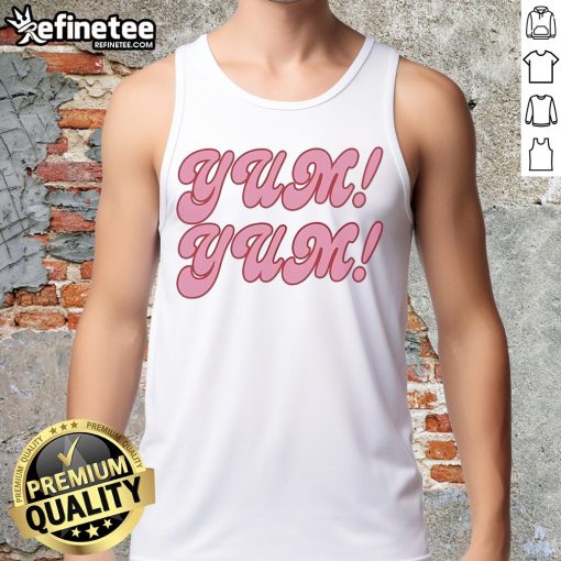 Official Go Jo Yum Yum Tank Top featuring vibrant colors and trendy design, perfect for summer casual wear.