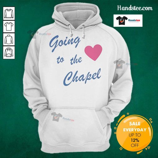 Alt Text: Official Going to the Chapel Hoodie featuring a stylish design perfect for wedding celebrations and casual wear.