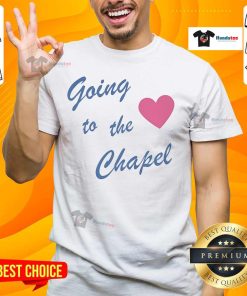Official Going To The Chapel T-Shirt featuring a stylish design perfect for weddings and celebrations.