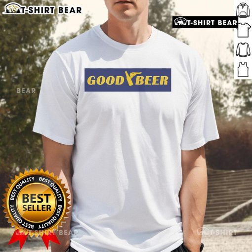 Alt Text: Official Goodbeer Logo T-Shirt featuring a vibrant design and quality fabric, perfect for beer enthusiasts.