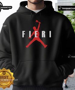 Guy Fieri Air Fieri Jump Chef parody hoodie featuring vibrant colors and fun design, perfect for fans of culinary humor.
