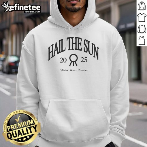 Official Hail The Sun Divine Inner Jension 2025 Hoodie in black, featuring unique design and comfortable fit for fans.