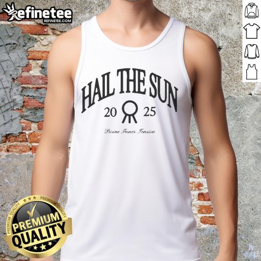 Official Hail The Sun Divine Inner Jension 2025 tank top featuring a vibrant design and comfortable fit for music fans.