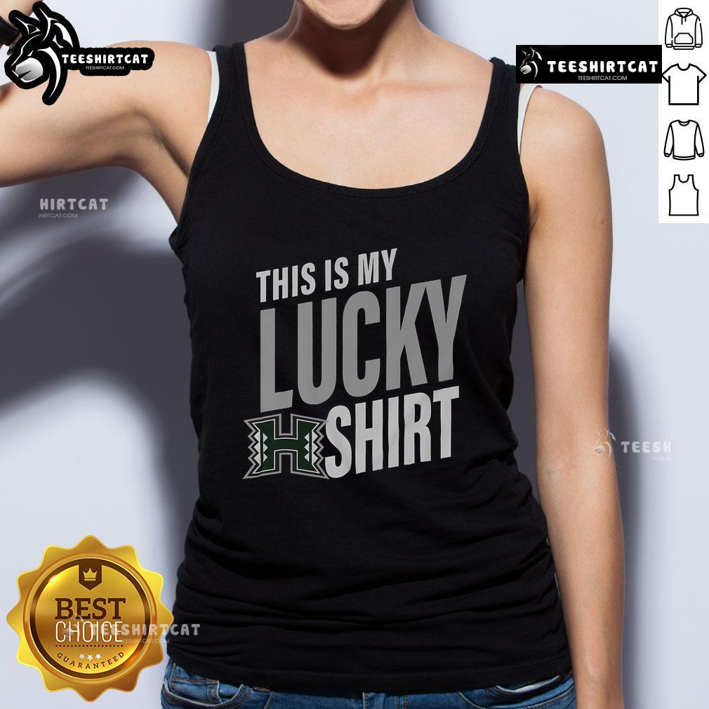Official Hawaii Rainbow Warriors This Is My Lucky Tank Top Hawaii Rainbow Warriors tank top featuring 'This Is My Lucky Tank Top' design, perfect for fans and supporters.