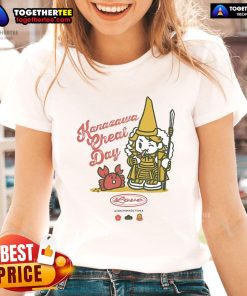 Official Hiroshi Tanahashi 'I Love Kanazawa' ladies tee featuring stylish design and vibrant colors.