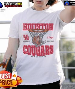 Alt Text: Official Houston Cougars Game Time T-Shirt featuring team colors and logo, perfect for fans on game day.