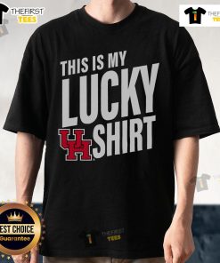 Official Houston Cougars This Is My Lucky T-Shirt featuring the team logo and bold text for fans and supporters.