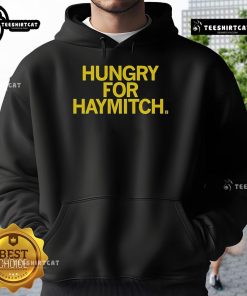 Official Hungry For Haymitch Hoodie featuring a stylish design inspired by The Hunger Games series.