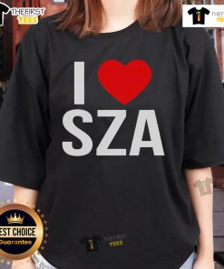 Official I Love SZA Ladies Tee featuring a stylish design and vibrant colors for fans of SZA's music.