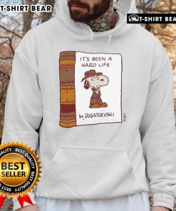 Official Dogstoevski hoodie featuring 'It's Been A Hard Life' design, perfect for stylish and cozy outfits.