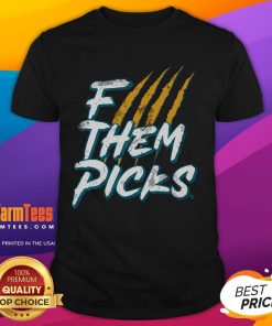 Official Jacksonville F--- Them Picks T-Shirt featuring bold graphics and team colors for loyal fans.