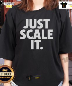 Alt Text: Official Just Scale It Caldera Ladies Tee in stylish design, perfect for casual wear and fitness enthusiasts.