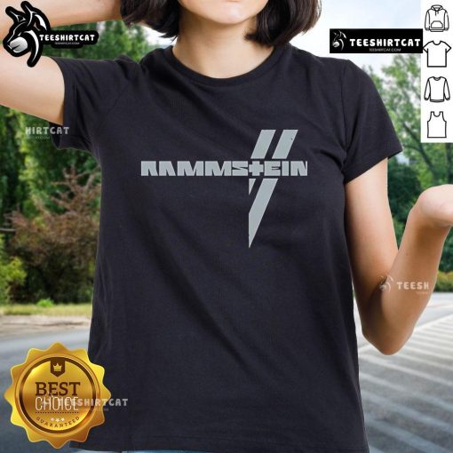 Official Rammstein Ladies Tee featuring Kann Euch Blenden design in stylish black, perfect for fans of the band.