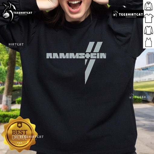 Official Rammstein sweatshirt featuring 'Kann Euch Blenden' design, perfect for fans of the iconic German rock band.
