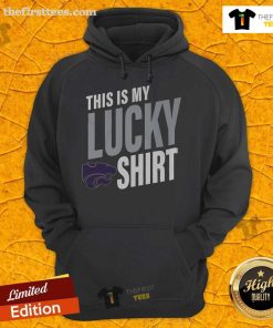 Official Kansas State Wildcats hoodie showcasing team pride and luck, perfect for fans supporting K-State.