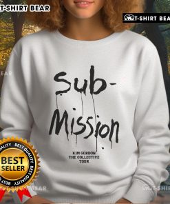 Alt Text: Official Kim Gordon Sub Mission sweatshirt from The Collective Tour, featuring unique design and vibrant colors.