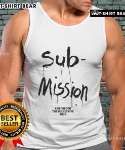 Alt Text: Official Kim Gordon Sub Mission tank top from The Collective Tour featuring unique design and vibrant colors.