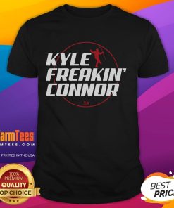Official Kyle Freakin' Connor T-Shirt featuring a bold design, perfect for fans of hockey and Winnipeg Jets apparel.