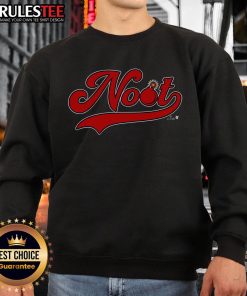 Official Lars Nootbaar Noot Bomb sweatshirt featuring a stylish design for baseball fans and Nootbaar supporters.