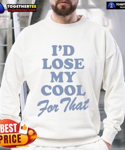 Official Lauren Watkins 'Lose My Cool For That' sweatshirt showcasing trendy design and cozy fit for casual wear.
