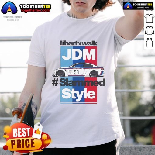 Official LB JDM Style M3 Coming Soon T-Shirt featuring a sleek design for car enthusiasts and JDM fans.