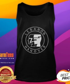 Alt Text: Official Lebanon Hanover Silhouette Tank Top featuring a stylish design and vibrant colors for casual wear.