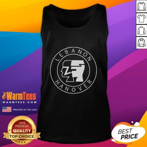 Alt Text: Official Lebanon Hanover Silhouette Tank Top featuring a stylish design and vibrant colors for casual wear.