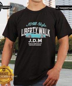 Official Liberty Walk JDM Arch 35 T-Shirt featuring a stylish design for car enthusiasts and streetwear lovers.