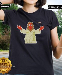 Official Litas.io Zoidberg Ladies Tee featuring a colorful design of Zoidberg from Futurama on a stylish women's shirt.