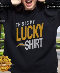 Official Los Angeles Chargers sweatshirt, perfect for game day, showcasing team pride and lucky charm for fans.
