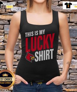 Official Louisville Cardinals This Is My Lucky Tank Top featuring vibrant team colors and logo for fans and supporters.