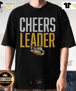 Official LSU Tigers Cheers Leader T-Shirt featuring vibrant team colors and logo, perfect for game day and fan support.