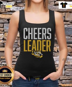 Alt Text: Official LSU Tigers Cheers Leader Tank Top in vibrant purple, perfect for game day and showing team spirit.