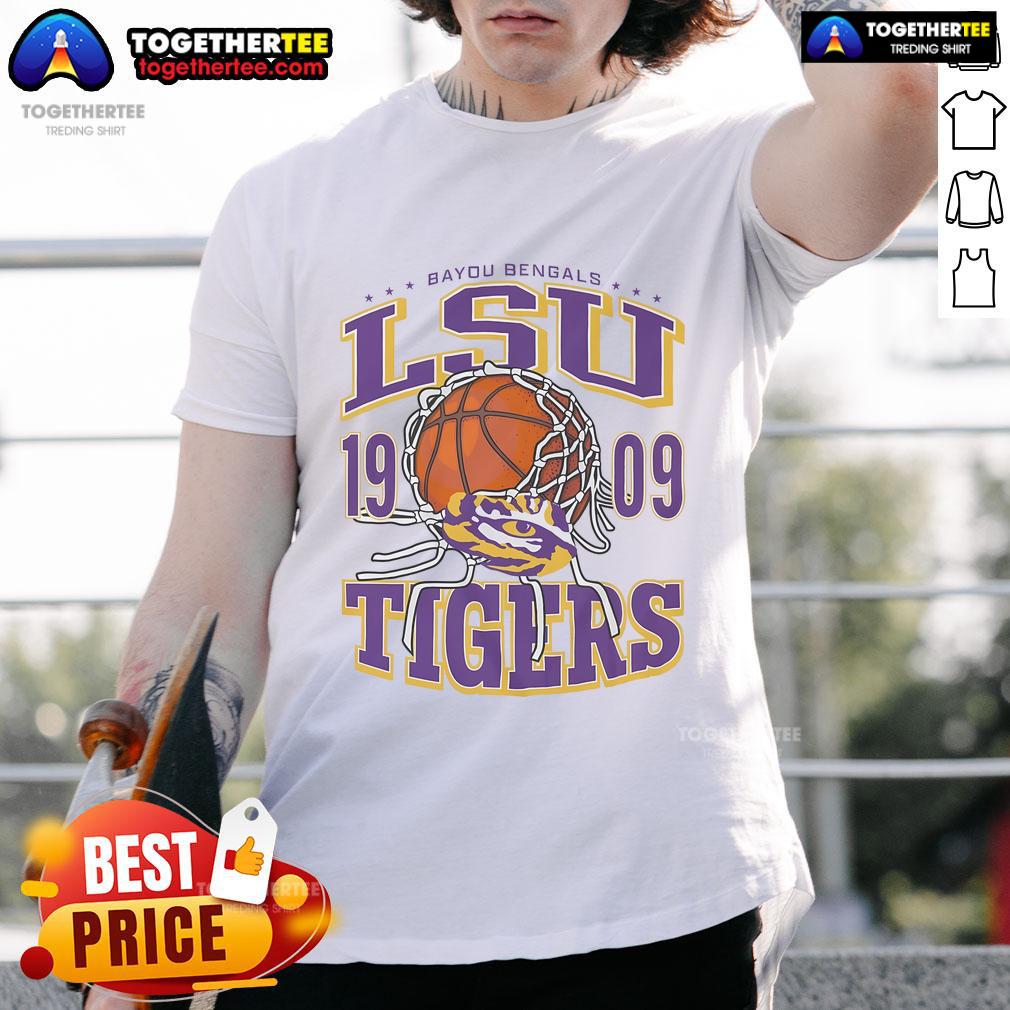 Official Lsu Tigers Cut The Net T Shirt Official LSU Tigers Cut The Net T-Shirt featuring vibrant team colors and logo, perfect for fans and game day wear.