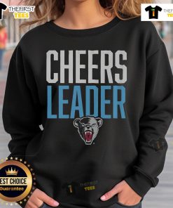 Official Maine Black Bears Cheers Leader Sweatshirt featuring team logo, perfect for fans and game day attire.