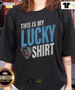 Official Maine Black Bears This Is My Lucky Ladies Tee featuring vibrant team colors and stylish design for fans.