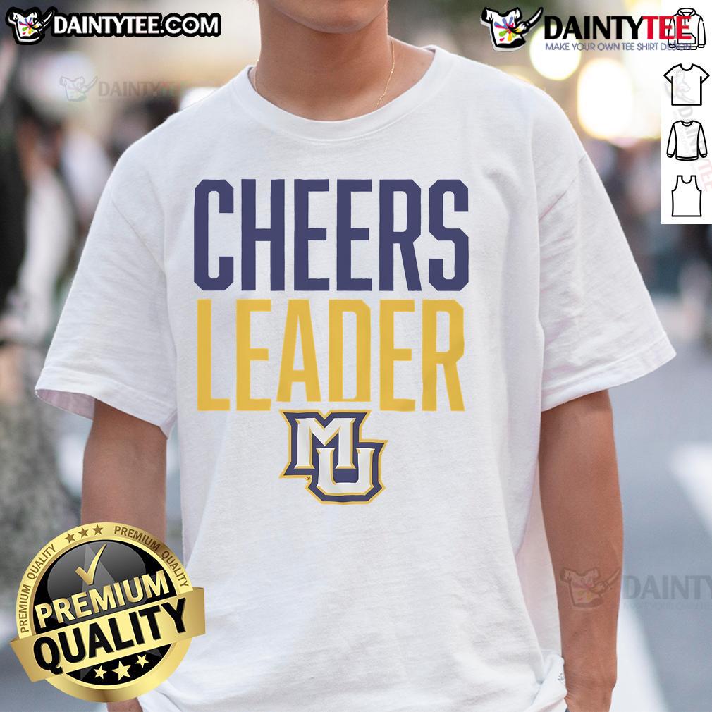 Official Marquette Golden Eagles Cheers Leader T Shirt Official Marquette Golden Eagles Cheers Leader T-Shirt featuring vibrant team colors and logo, perfect for fans.