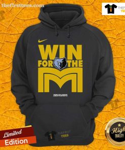 Alt Text: Official Memphis Grizzlies Win For The M Hoodie featuring team logo and vibrant colors, perfect for fans.