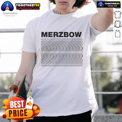 Official Merzbow Pulse Demon T-Shirt featuring unique graphic design, perfect for fans of experimental music and merch.