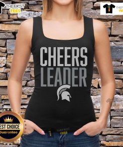 Official Michigan State Spartans Cheers Leader Tank Top featuring bold team colors and logo for game day spirit.