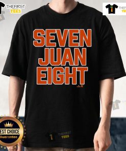 Official Mike Janela Seven Juan Eight T-Shirt featuring bold graphics and a stylish design for fans.