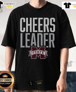 Official Mississippi State Bulldogs Cheers Leader T-Shirt featuring team colors and logo, perfect for game day spirit.