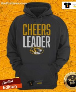Alt Text: Official Missouri Tigers Cheer Leader Hoodie featuring team colors and logo, perfect for fans and game day attire.