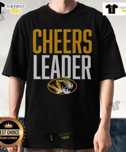 Official Missouri Tigers Cheers Leader T-Shirt featuring vibrant team colors and logo for dedicated fans and supporters.