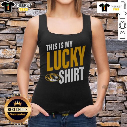 Official Missouri Tigers This Is My Lucky Tank Top featuring bold team graphics for fans and athletes.
