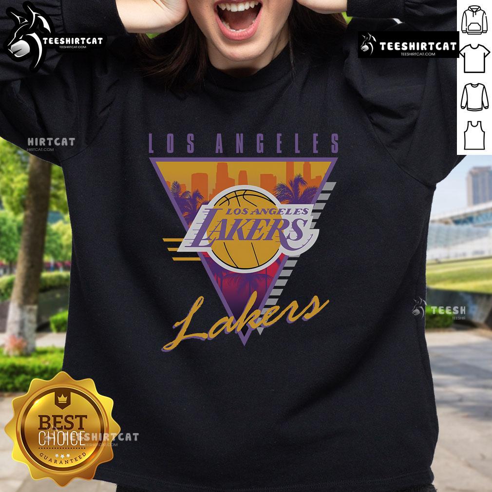 Official Mitchell & Ness Black Los Angeles Lakers Worldwide Collection Tri-Logo Sweatshirt Official Mitchell & Ness Black Los Angeles Lakers Tri-Logo Sweatshirt from the Worldwide Collection for fans.