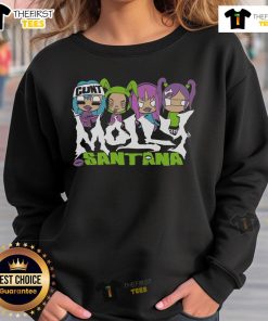 Official Molly Santana Sweatshirt featuring a stylish design in a cozy fit, perfect for casual wear and fans.