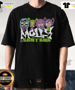 Official Molly Santana T-Shirt featuring a bold design and vibrant colors, perfect for fans and collectors.