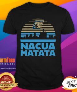 Alt Text: Official Nacua Matata Michigan Panthers T-Shirt featuring vibrant team colors and logo, perfect for fans.